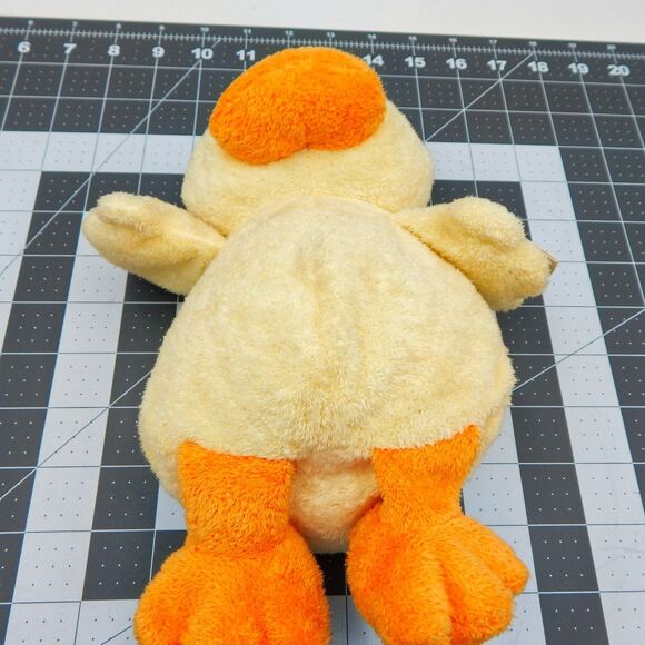 Ty Pluffies Waddler Yellow Duck Plush TyLux 2008 8 Inch Stuffed Animal with Tag - Picture 11 of 11